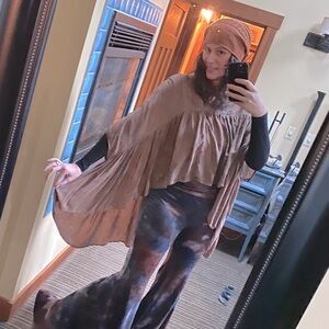 Kantha Bae Gold Dust Crop Top